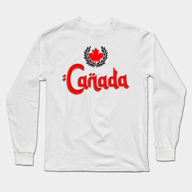 Canada soccer fans tshirt Long Sleeve T-Shirt by Barotel34